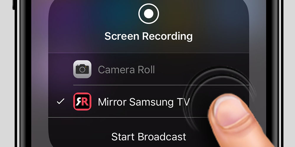 mirror samsung tv app